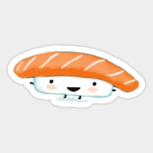 Sashimi Sushi Kawaii Character Sticker